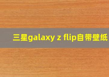 三星galaxy z flip自带壁纸